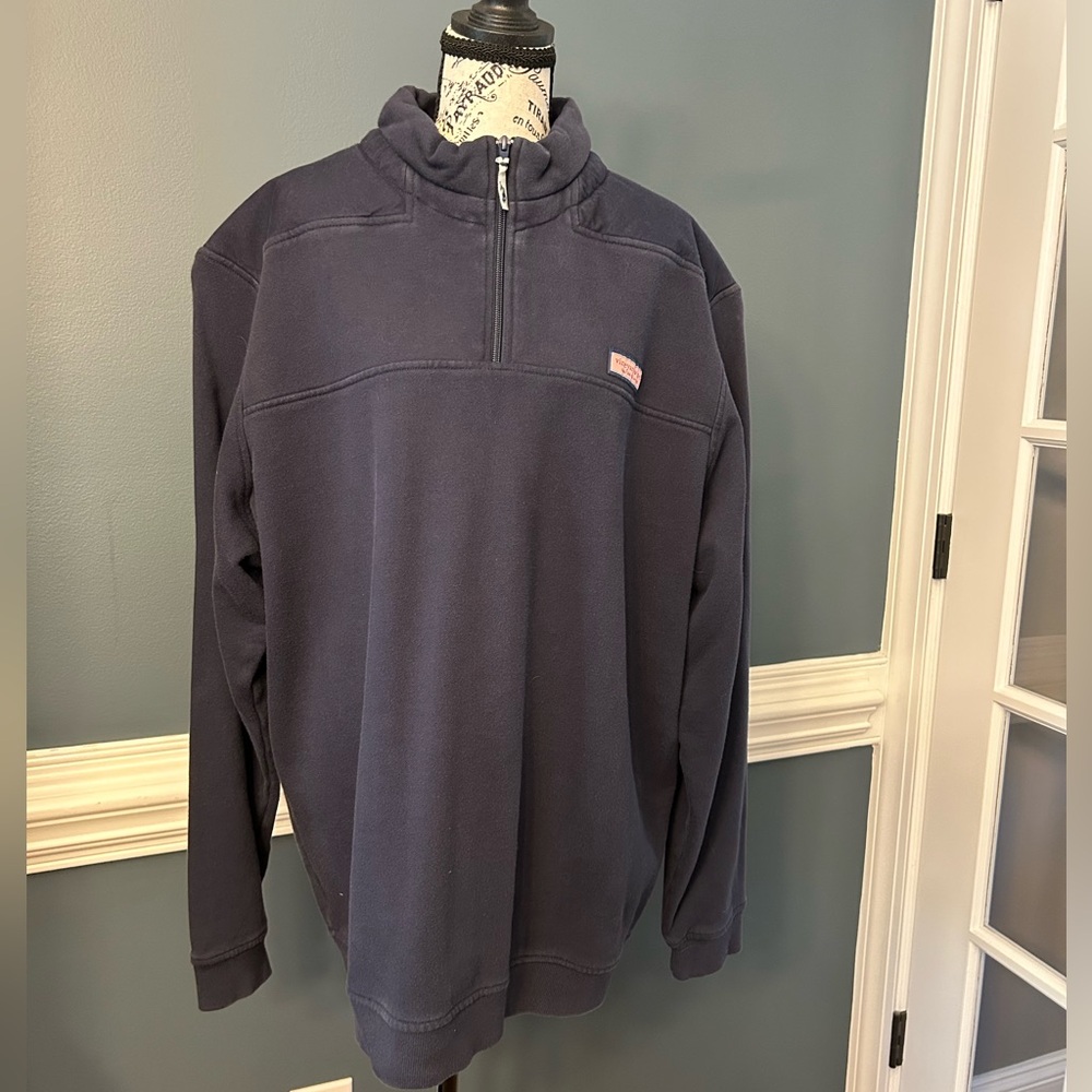Vineyard Vines Men's Navy Half-Zip Pullover